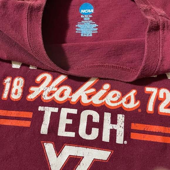 NCAA Virginia Tech Short Sleeve Size M. - Picture 4 of 4